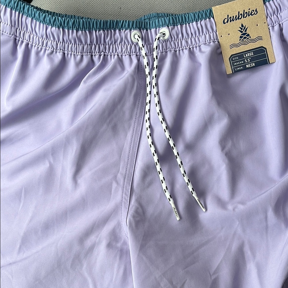 Chubbies Light Purple Swim Shorts